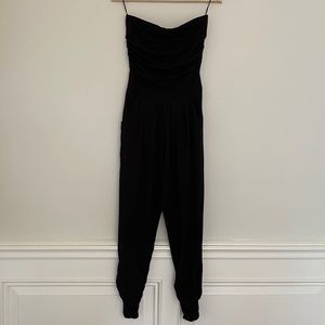 Strapless Black Jumpsuit